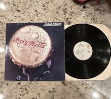 Judas Priest Rocka Rolla LP Visa Records NM 7001 1974 vinil metal original comprar usado  Enviando para Brazil