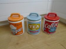 Decorative Tea, Coffee & Sugar Ceramic Canisters for sale  Shipping to South Africa