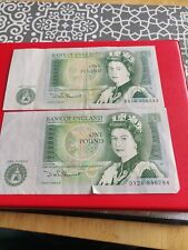 One pound note for sale  NOTTINGHAM