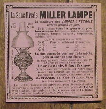 Publicité ancienne miller d'occasion  Beaumont-de-Lomagne