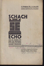 Schach echo 1937 gebraucht kaufen  Worms