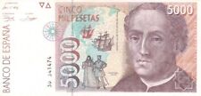 #Banco de España 5000 Pesetas 1992 P-165 aUNC Cristóbal Colón segunda mano  Embacar hacia Mexico