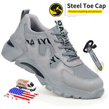 Work Boots Mens Safety Shoes Steel Toe Sneakers Indestructible Shoes Breathable for sale  Shipping to South Africa