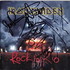 Usado, IRON MAIDEN Rock in Rio TOTALMENTE ASSINADO Bruce Dickinson Dave Murray Steve AUTÓGRAFO comprar usado  Enviando para Brazil