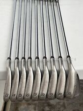 Used, TaylorMade Supersteel Burner Irons Set (3-9,PW, SW) R-80 Regular Flex - RH for sale  Shipping to South Africa