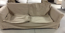 Pottery Barn GRAND COMFORT 92" SOFA replacement SLIPCOVER Camel Velvet MISSING 1 for sale  Shipping to South Africa