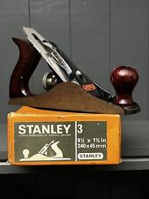 Boxed Vintage Stanley Bailey Number 3 Woodworking Plane Made In England for sale  Shipping to South Africa