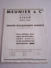 Publicite groupe electropompe d'occasion  Châteauroux