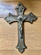 Crucifix ancien laiton d'occasion  Strasbourg-