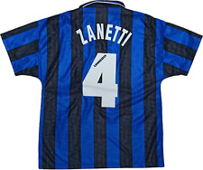 maglia calcio match vintage Inter Zanetti Umbro Pirelli 1996-97 M friendly, usato usato  Roma