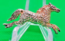 Vintage Art Deco Silver Marcasite Stylish Horse Brooch for sale  Shipping to South Africa