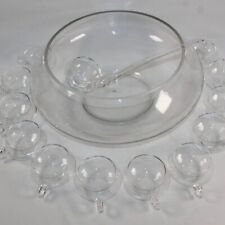 bowl punch glass cups ladle for sale  Cedar City