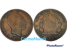 España, 10 centimos 1878, KM 675 [MON_374] segunda mano  Carmona