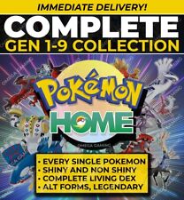 Pokemon Home COMPLETE Gen 1-9 Dex | Shiny + Non Shiny Living Pokedex | All Forms for sale  Shipping to South Africa