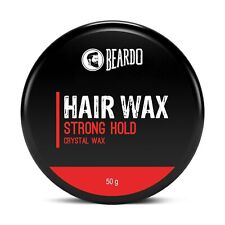 Beardo Stronghold Hair Wax For Men, 50 gm | Crystal Hair Wax with Aloe Vera & Ca for sale  Shipping to South Africa