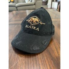 Sombrero de béisbol Alaska Bear Artic Circle Enterprises negro bordado ajustable segunda mano  Embacar hacia Mexico