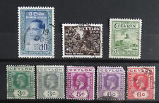 Lot timbres ceylan d'occasion  Thann
