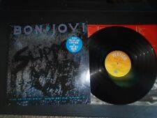 Usado, Bon Jovi - Slippery When Wet - UK 1st Press Vinyl LP/ inner 1986 EX/VG comprar usado  Enviando para Brazil