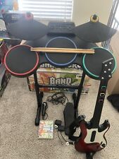 PS3 Guitar Hero Band Hero World Tour Bundle Set Guitar Drums Mic Game for sale  Shipping to South Africa