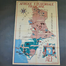 Affiche coloniale originale d'occasion  Le-Fayet