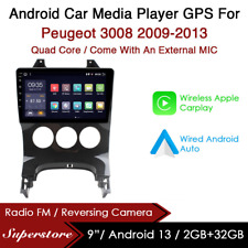 9” CarPlay Android 13 Auto carro estéreo GPS unidade principal para Peugeot 308 2009-2013 comprar usado  Enviando para Brazil