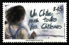 CHILE, ONE CHILE FOR ALL THE CHILEANS, MNH, ANO 1990 comprar usado  Enviando para Brazil