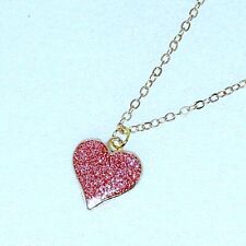 Pink glitter heart for sale  SKEGNESS