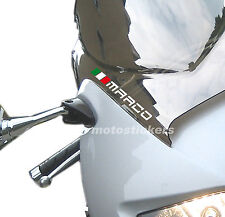 2 Nomi adesivi + bandiera per cupolino moto auto - tuning decal stickers usato  Agropoli