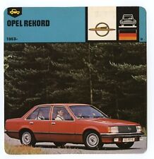 Opel rekord production for sale  Waupun