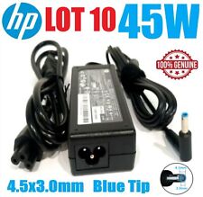 LOTE de 10 Cargador de fuente de alimentación adaptador de CA para computadora portátil HP 741727-001 45W punta azul segunda mano  Embacar hacia Argentina