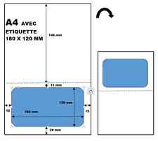 Colissimo feuille étiquette d'occasion  Montataire