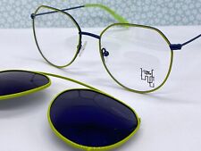 Glasses Women's Green Round Whisky Candy Black Hole Sunglasses Sun Clip, used for sale  Shipping to South Africa