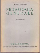 Pedagogia generale. volume usato  Pavia