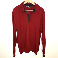 Green Coast Yachting sweater quarter zip mens size 56/ 2XL wool water repellent for sale  Shipping to South Africa
