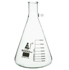 Conical Filtering Flask 5000ml w/ Plastic Side Arm Borosilicate Glas for sale  Shipping to South Africa