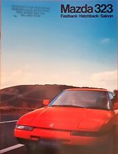 Mazda 323 brochure for sale  BIGGLESWADE