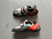 La Sportiva Otaki Blue / Flame Climbing Shoes, Size EU 43, US M 10 Resoled., used for sale  Shipping to South Africa