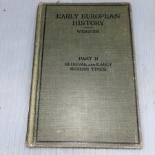 História do Início da Europa Parte II Medieval e Início dos Tempos Modernos Hutton Webster 1917 comprar usado  Enviando para Brazil