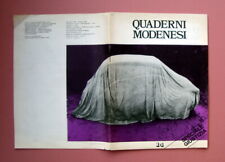 Quaderni modenesi modena usato  Italia