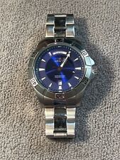 Relógio masculino mostrador azul 45mm data do dia INVICTA "Tritnite" modelo 6970 por favor leia! comprar usado  Enviando para Brazil