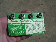 Vintage Original Palnuts license 50s Accessory car truck motorcycle chevy gm 55 for sale  Shepherdsville