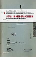 Stasi niedersachsen findbuch gebraucht kaufen  Berlin