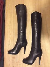 Bottes cuissardes cuir d'occasion  Neuilly-sur-Seine