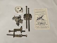 Vintage Lot Of  STANLEY Tools No. 4 TRAMMEL POINTS ,no.98 Gauge , Woodworking  for sale  Shipping to South Africa