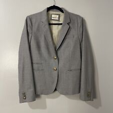 J. CREW Schoolboy Blazer Gray Preppy Career Casual Workwear Jacket No Size 2 for sale  Shipping to South Africa