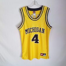 Camiseta de basquete vintage Nike Chris Webber Michigan Wolverines fabulosa 5 tamanho 40 média comprar usado  Enviando para Brazil