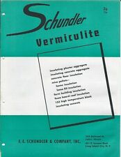 Brochure schundler vermiculite d'occasion  Expédié en Belgium