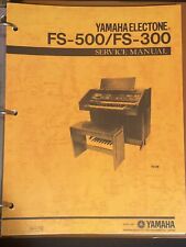 Yamaha Electone Organ FS-500/FS-300 Service Manual, used for sale  Shipping to South Africa