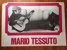 Mario tessuto manifesto usato  Milano