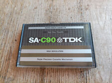 1x TDK SA C-90 TYPE II CHROME BLANK AUDIO CASSETTE BLANK TAPE USED 1979 for sale  Shipping to South Africa